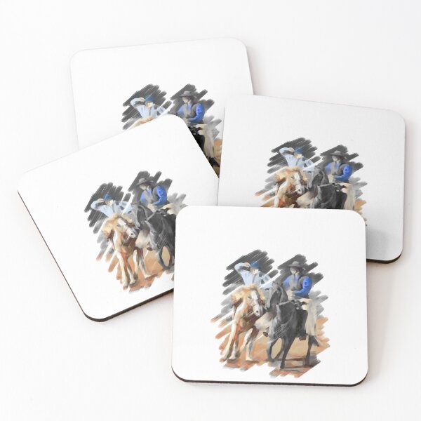 Item preview, Australian Stockmen designed and sold by Marjorie Jensen.