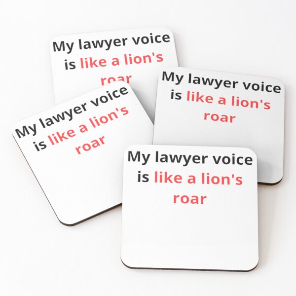 Item preview, Hear Me Roar: My Lawyer Voice is Powerful! designed and sold by Licantropo.
