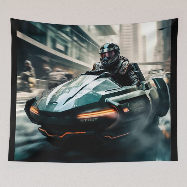 Item preview, Ride into the Apocalypse with Our Futuristic Motorcycle  designed and sold by CreationP.