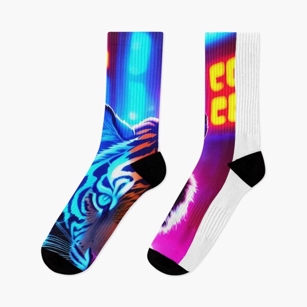 Item preview, Cyber Tiger Cyberpunk Style Art designed and sold by CyberArtWorld.