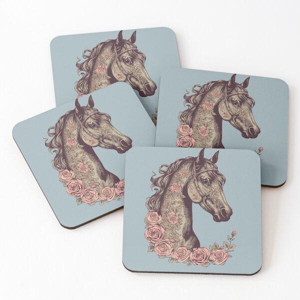 Item preview, Floral Rose Horse designed and sold by CleverboyDsgns.