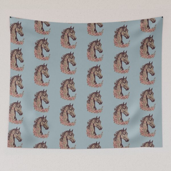 Item preview, Floral Rose Horse designed and sold by CleverboyDsgns.