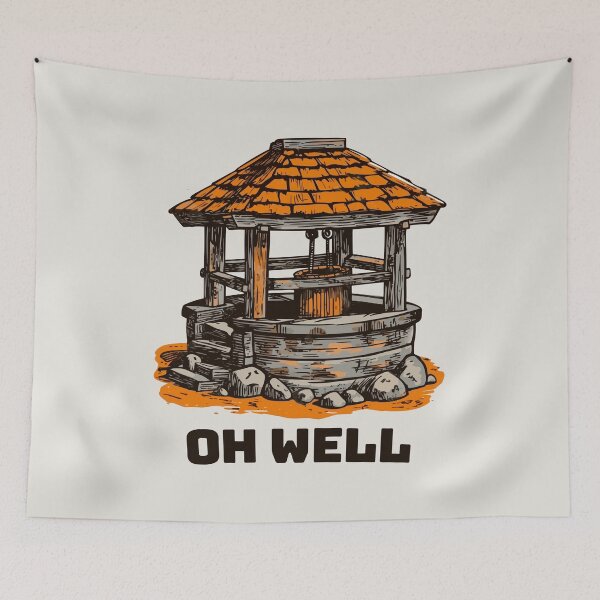 Item preview, Oh Well || Funny Water Well Quote || Vector Art designed and sold by MadSwellDesigns.