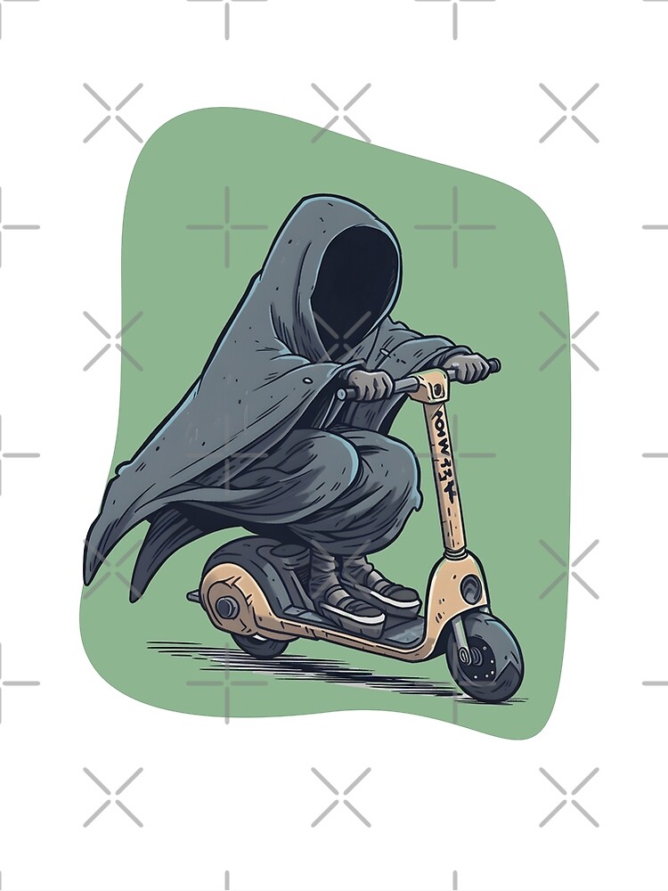 Rider on a Scooter - Parody - Fantasy Funny" Poster for Sale by Fenay Designs | Redbubble