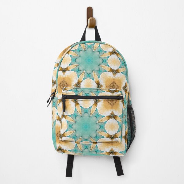 Item preview, Brown & Turquoise Kaleidoscope Pattern  designed and sold by Birchmoss.