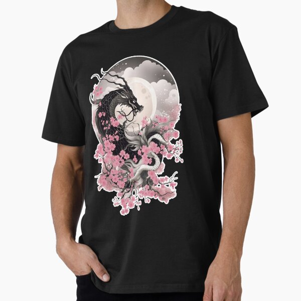 Item preview, Japanische Drachen- und Kirschblüten designed and sold by X-BREEZO-X.