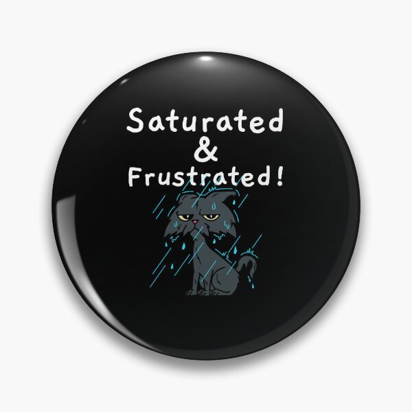 Item preview, Saturated & Frustrated! soaked cat in the rain designed and sold by ElLocoMus.