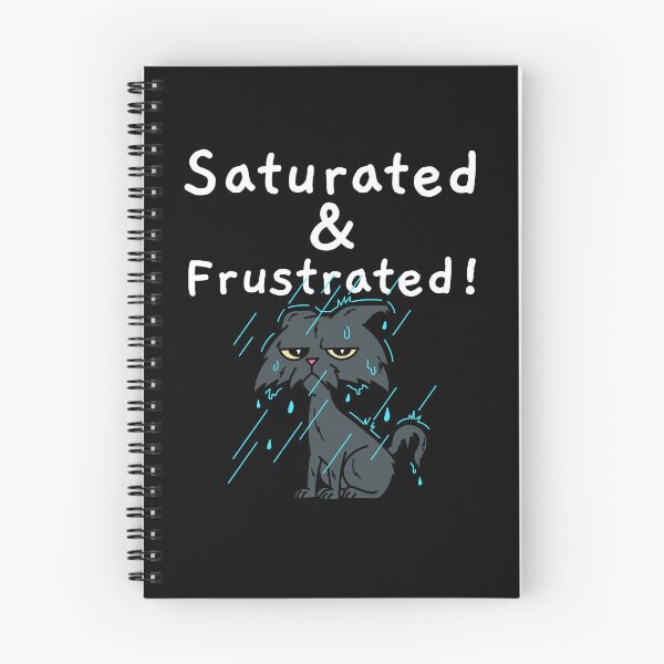 Item preview, Saturated & Frustrated! soaked cat in the rain designed and sold by ElLocoMus.