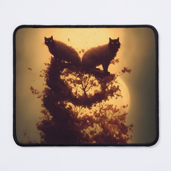 Item preview, 2 cats stuck in a tree at night designed and sold by Aaron2610.
