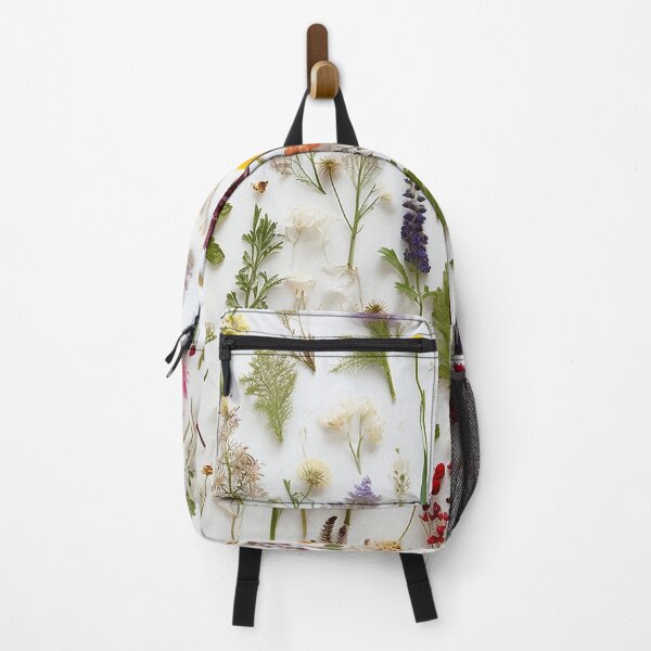 Item preview, Dried Blooms on a White Canvas - Pressed Dried flowers designed and sold by EmeraldeaArt.