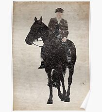 Thomas Shelby (Tommy Shelby) riding a horse Peaky Blinders Poster