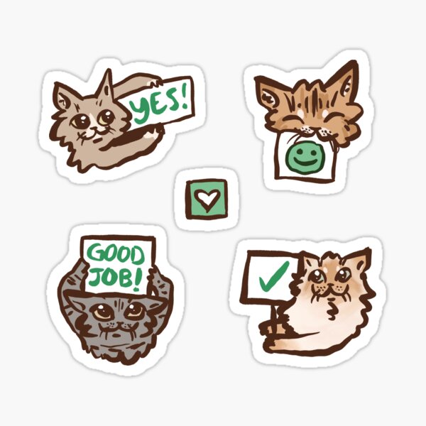 Pawsitivity Stickers Sticker