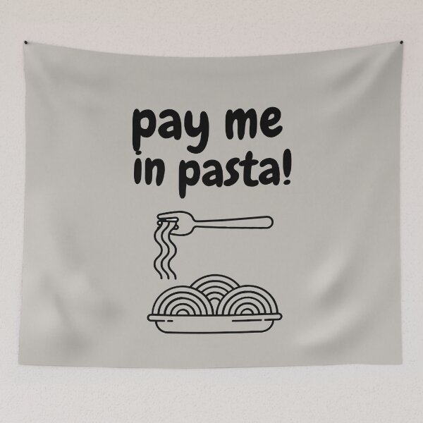 Item preview, Pay Me In Pasta designed and sold by ArtisShops.