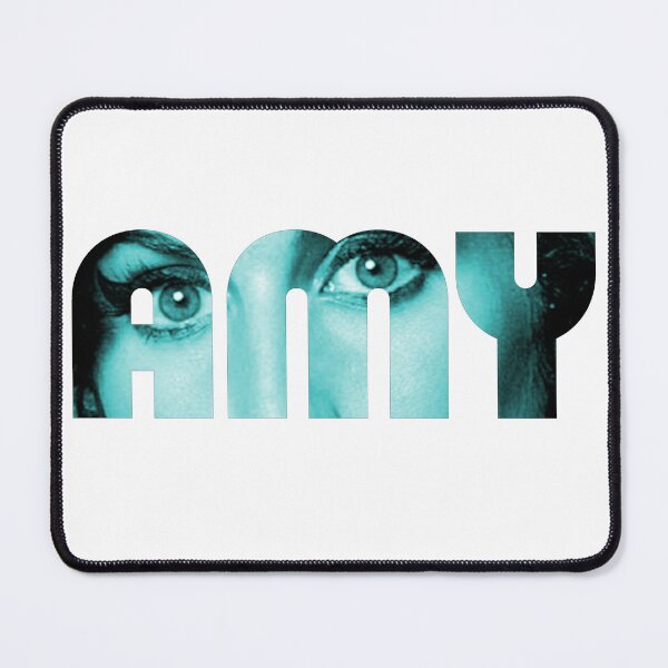 Item preview, AMY - retro blue text design designed and sold by ModSupporters.