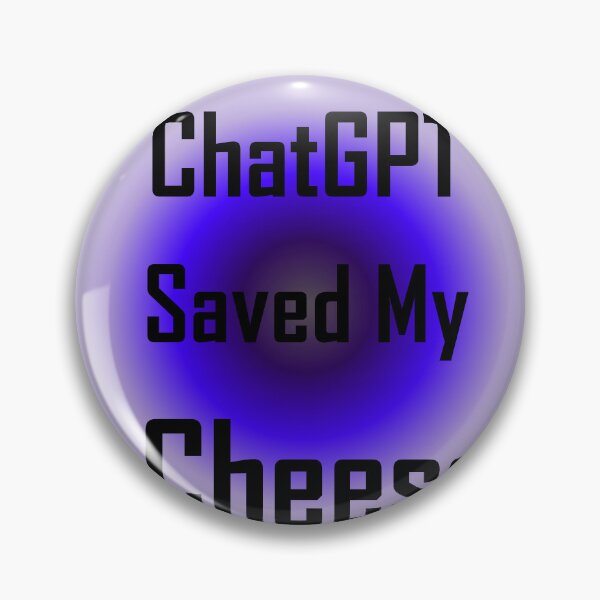 Item preview, AI and ChatGPT is my Hear for Vista Blue Cheese designed and sold by TechsQuickArt.