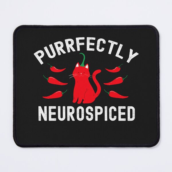 Artikelvorschau, PURRFECTLY NEUROSPICED Lustige neurodivergente ADHS ASD Hot Peppers Groovy entworfen und verkauft von cvt01.