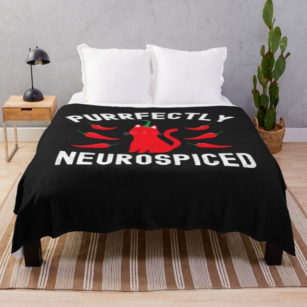 Artikelvorschau, PURRFECTLY NEUROSPICED Lustige neurodivergente ADHS ASD Hot Peppers Groovy entworfen und verkauft von cvt01.