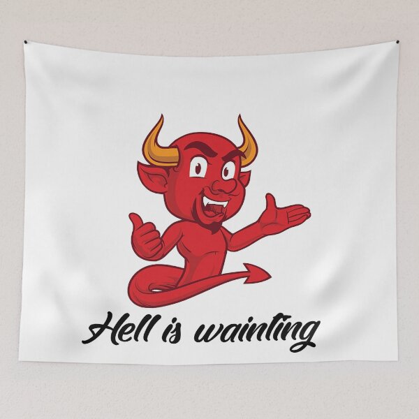 Item preview, Don't be shy, have a sit in Hell! designed and sold by FilipePereira.