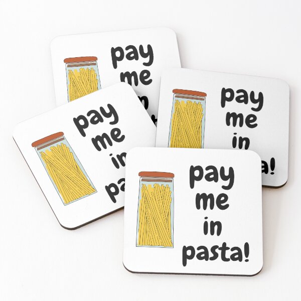Item preview, Pay Me In Pasta designed and sold by ArtisShops.