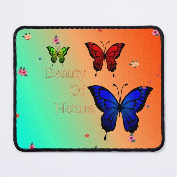 Item preview, Flowers and butterflies add to the beauty of nature designed and sold by Bigrow.