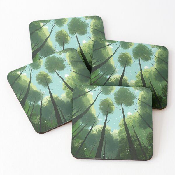 Item preview, Trees reaching sky designed and sold by metoartist1445.