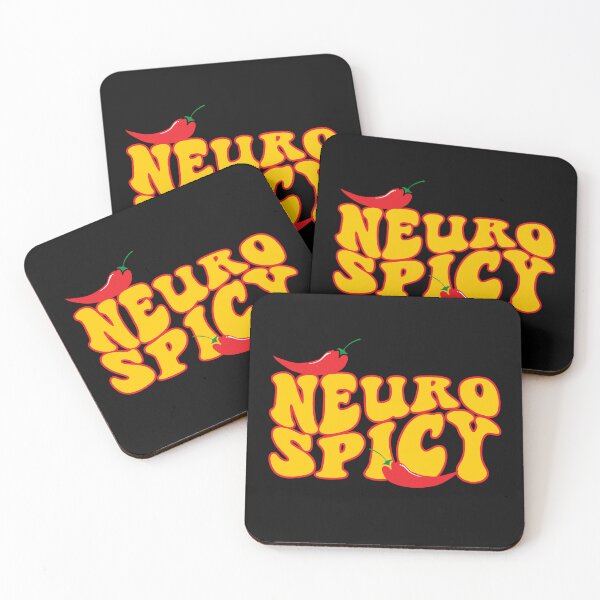 Artikelvorschau, Neurospicy Funny Neurodivergent ADHD ASD Hot Peppers Groovy entworfen und verkauft von cvt01.