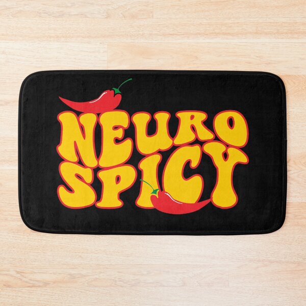 Aperçu de l'œuvre Neurospicy Funny Neurodivergent ADHD ASD Hot Peppers Groovy créée et vendue par cvt01.