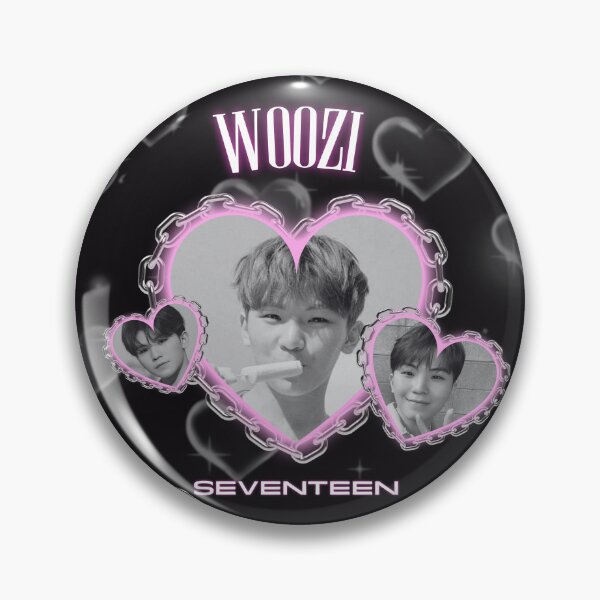 Item preview, Seventeen Woozi Y2K Heart designed and sold by wonnie.
