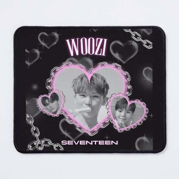 Item preview, Seventeen Woozi Y2K Heart designed and sold by wonnie.