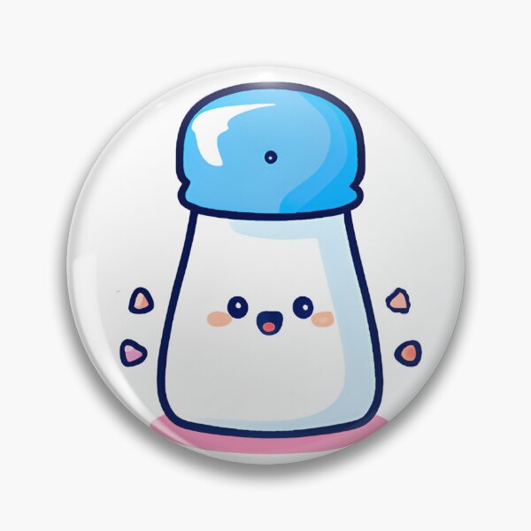 Item preview, Cute Kawaii Chibi Sticker: Salt and Pepper Shakers designed and sold by Shelley Noel.