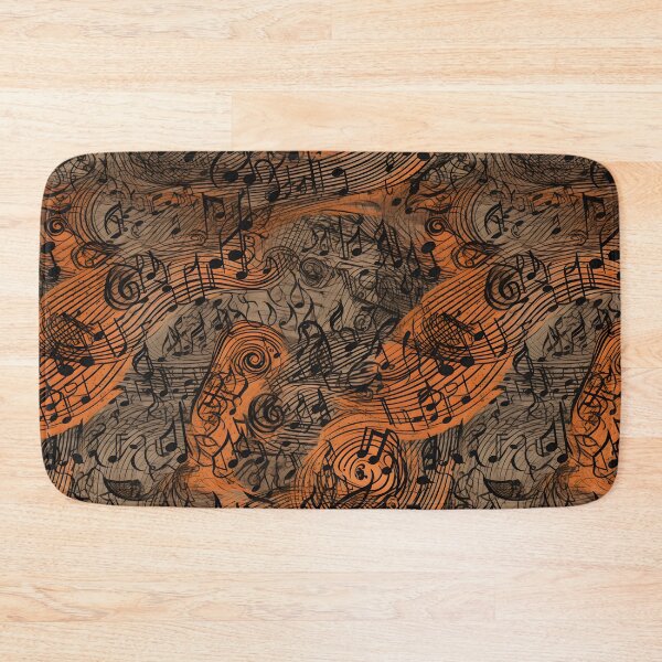 Item preview, Music notes tiling pattern designed and sold by paulstamp.