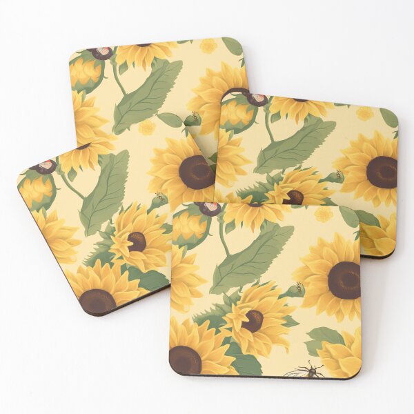 Item preview, Sunflowers and Bumblebees Tall Tile 3 designed and sold by Richard-Y.