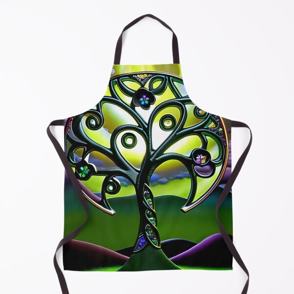 Item preview, Celtic Stained Glass Tree of Life with Purple Clouds designed and sold by DreamyEscapism.