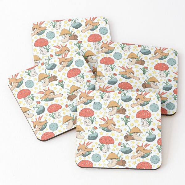 Item preview, Buenas noches Sleepy Cute Mushrooms designed and sold by CreativeDraws42.