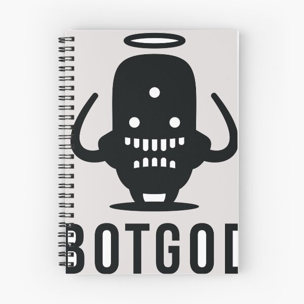 Item preview, botgod logo with lettering designed and sold by cre-ei8ht.