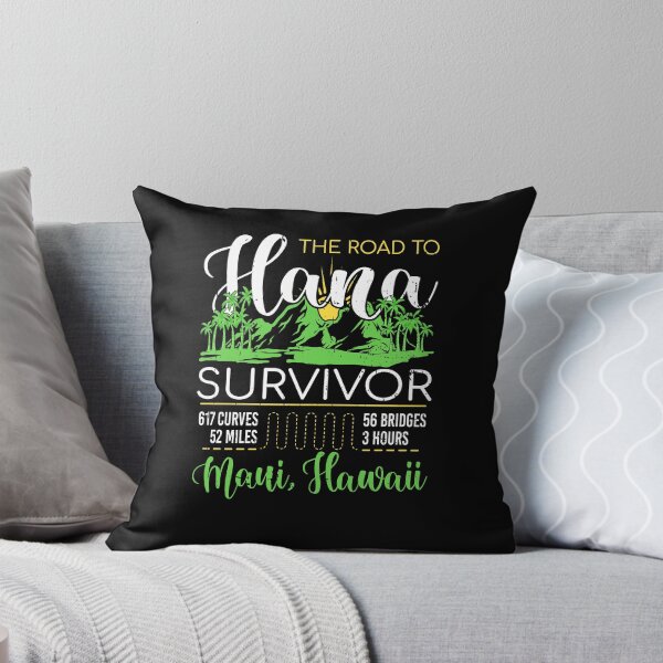 Item preview, The Road To Hana Survivor Maui Hawaii Vacation Souvenir designed and sold by Sinful Charm.