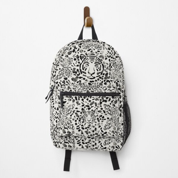 Item preview, Howling Beauty - Animal Print in Black and Off White designed and sold by DesignsbyRoochita Studio.