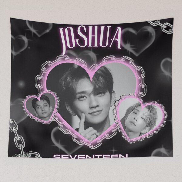 Item preview, Kpop Seventeen Joshua Y2K Heart designed and sold by wonnie.
