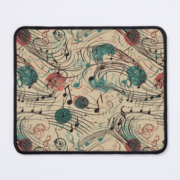 Item preview, Music notes tiling pattern designed and sold by paulstamp.
