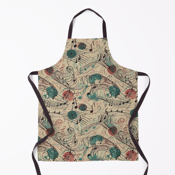 Item preview, Music notes tiling pattern designed and sold by paulstamp.