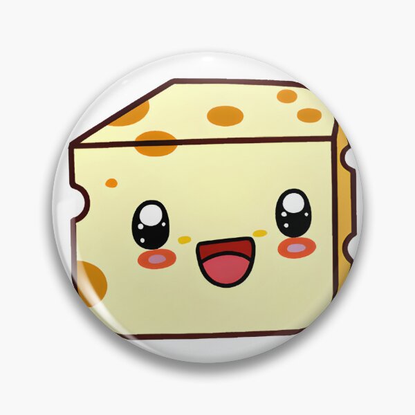 Item preview, Cute Kawaii Chibi Sticker: Cheese designed and sold by Shelley Noel.