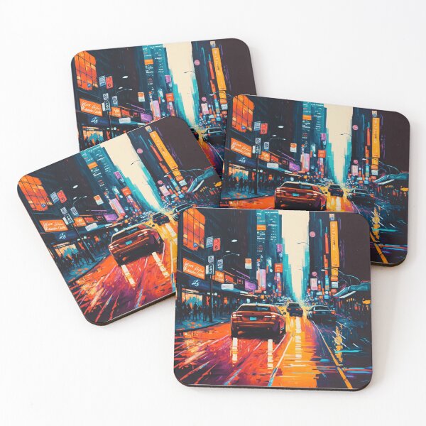 Item preview, Electric Nights: Dripping Urbanity designed and sold by Left-Hand-Tree.