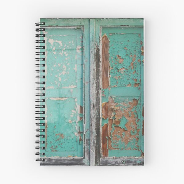 Item preview, Window with turquoise blinds designed and sold by Anna Lemos.