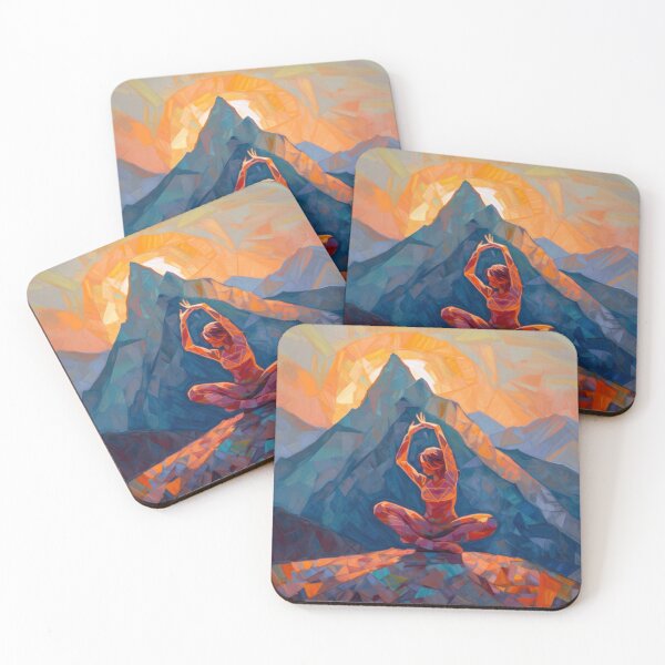 Item preview, Practicing yoga and Meditation for Relaxation - Girl doing Yoga Pose designed and sold by Vlad-Nik001.