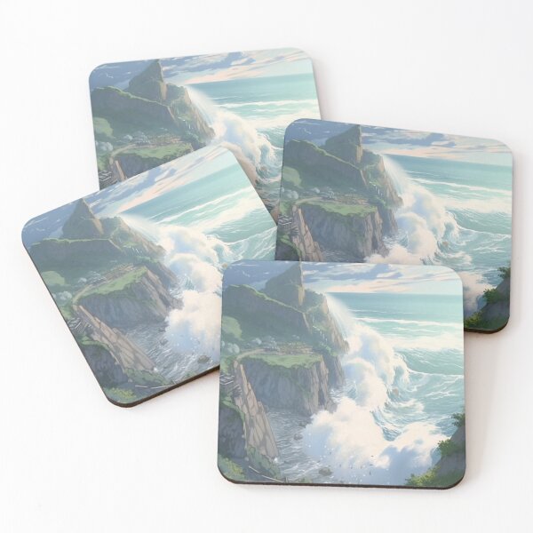 Item preview, Sea and rocky shores designed and sold by metoartist1445.