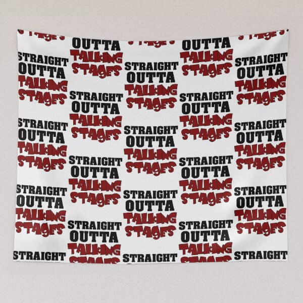 Item preview, Straight Outta Talking Stages designed and sold by Sonatablue.
