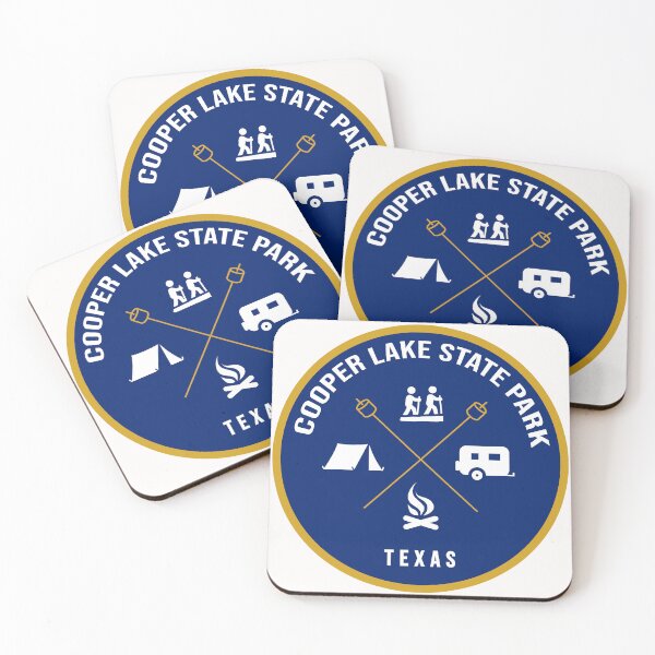 Item preview, Cooper Lakes State Park Texas Heraldic Logo designed and sold by VanyaKar.
