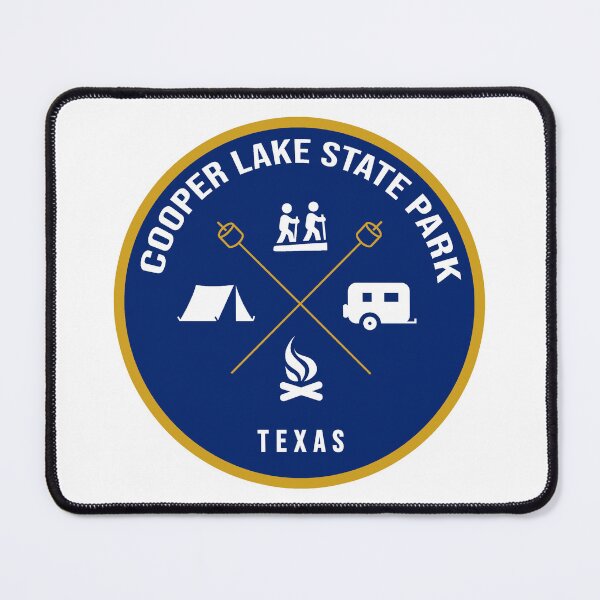 Item preview, Cooper Lakes State Park Texas Heraldic Logo designed and sold by VanyaKar.