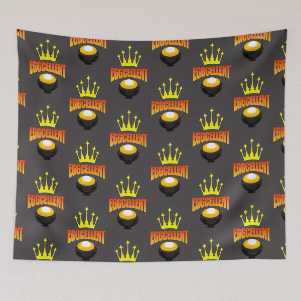 Item preview, eggcellent egg king themed graphic design by ironpalette designed and sold by ironpalette.