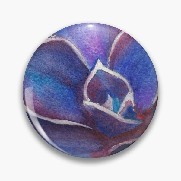 Item preview, Succulent in Granulating Watercolor designed and sold by The Elderberry Blossom.